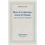 Misère de la littérature, terreur de l'histoire