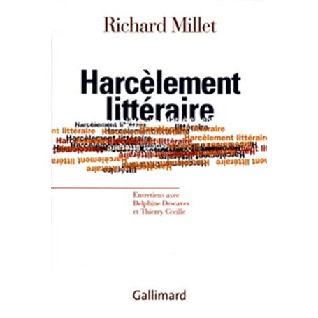 Harcèlement littéraire