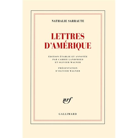 Lettres d'Amérique