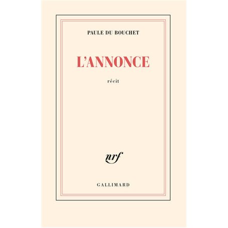 L'annonce