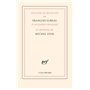 Discours de réception de François Sureau à l'Académie française et réponse de Michel Zink