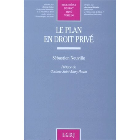 le plan en droit privé