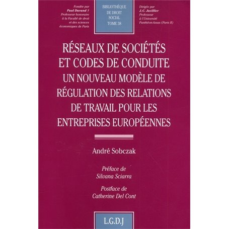 réseaux de sociétés et codes de conduite. un nouveau modèle de régulation des re