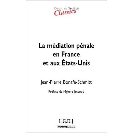 la médiation pénale en france et aux états-unis
