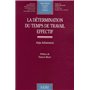 la détermination du temps de travail effectif