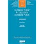 DU SERVICE PUBLIC À L'OBLIGATION DE SERVICE PUBLIC