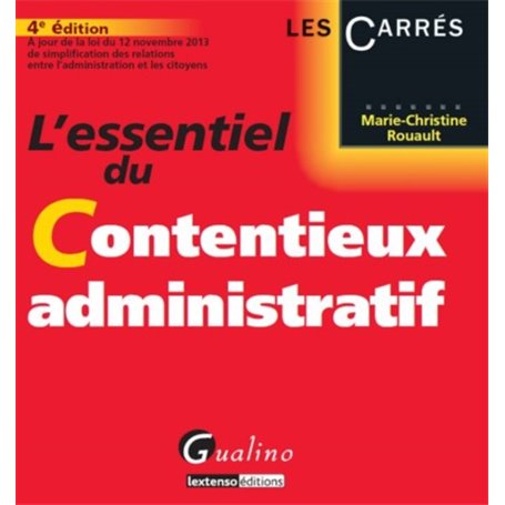 l'essentiel du contentieux administratif - 4ème édition