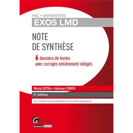 exos lmd - note de synthèse - 4ème édition