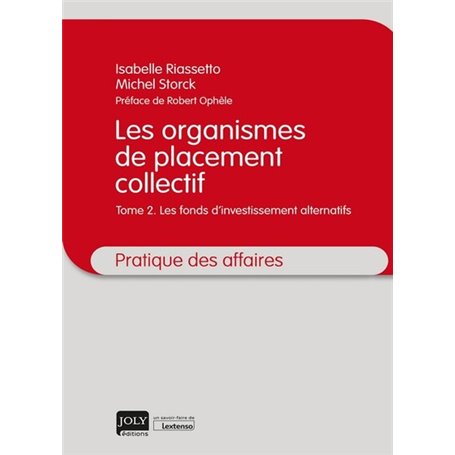 Les organismes de placement collectif