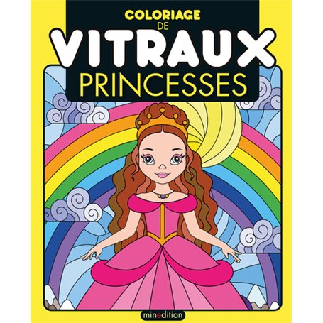 Coloriage de vitraux - Princesses