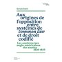 Aux origines de l'opposition entre systèmes de common law et de droit codifié