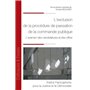 L'exclusion de la procédure de passation de la commande publique