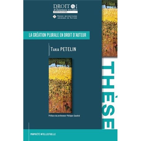 La création plurale en droit d'auteur
