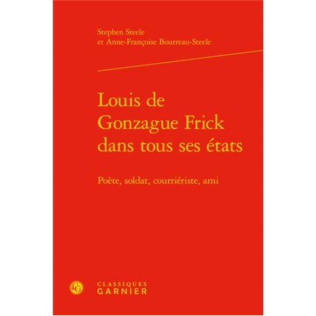 Louis de Gonzague Frick dans tous ses états