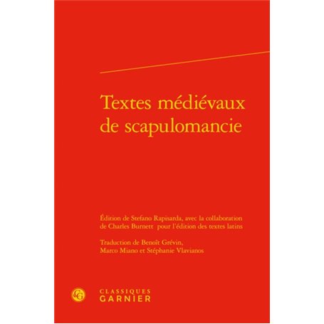 Textes médiévaux de scapulomancie