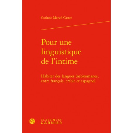Pour une linguistique de l'intime
