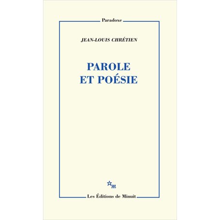 Parole et poésie