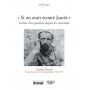 Si on avait écouté Jaurès lettres d'un pacifiste depuis les tranchées