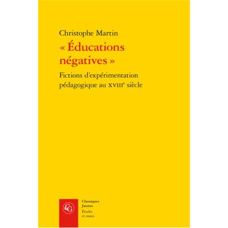 « Éducations négatives »