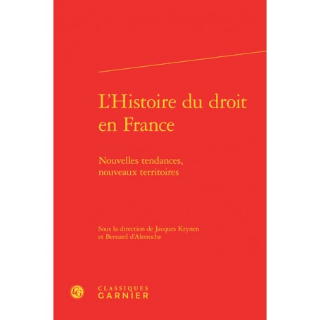 L'Histoire du droit en France