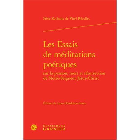 Les Essais de méditations poétiques
