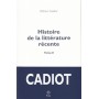 Histoire de la littérature récente