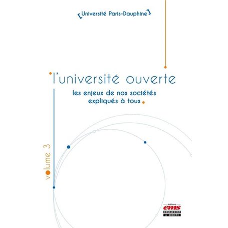 L'université ouverte - Volume 3