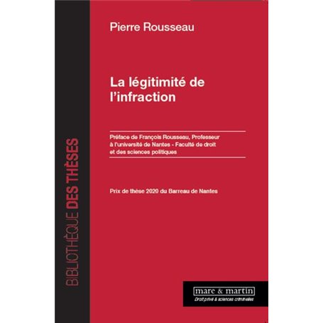 La légitimité de l'infraction