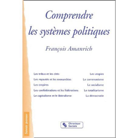 COMPRENDRE LES SYSTEMES POLITIQUES