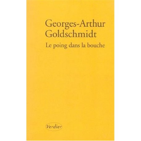 Le poing dans la bouche