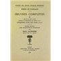 Tome III - Ode de la Paix, Tombeau de Marguerite de Valois, Cinquième livre des Odes (1550-1552)