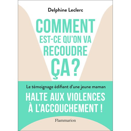 Comment est-ce qu'on va recoudre ça ?