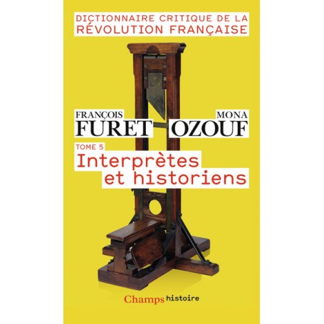 Dictionnaire critique de la Révolution française