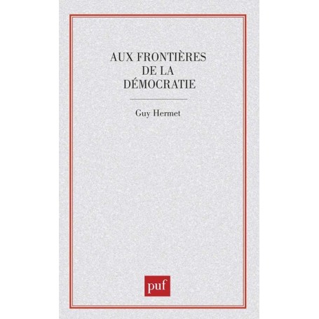 Aux frontières de la démocratie