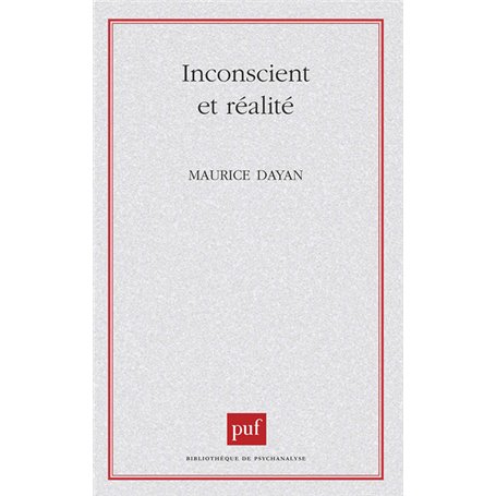 Inconscient et réalité