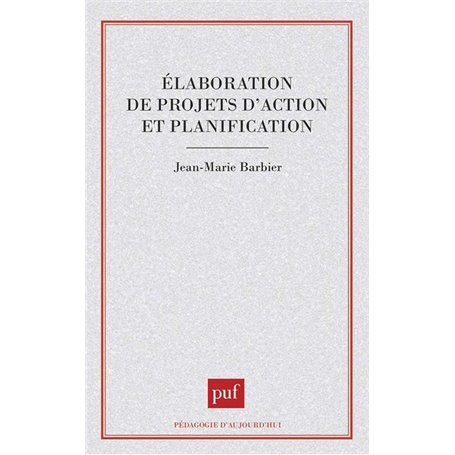 Élaboration de projets d'action et planification