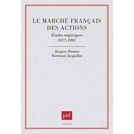 Le marché français des actions