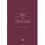 Marx et l'idée de critique