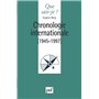 Chronologie internationale 1945-1995