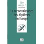 La reconnaissance des diplômes en Europe