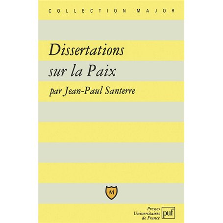 Dissertations sur la Paix