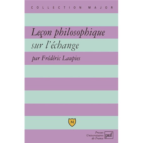 Leçon philosophique sur l'échange