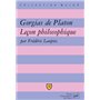 Gorgias de Platon. Leçon philosophique
