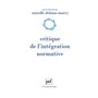 Critique de l'intégration normative