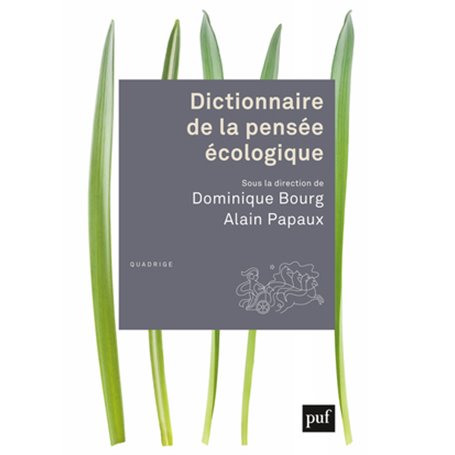 Dictionnaire de la pensée écologique