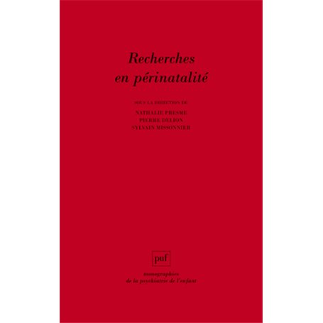 Recherches en périnatalité