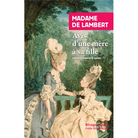 Avis d'une mère à sa fille