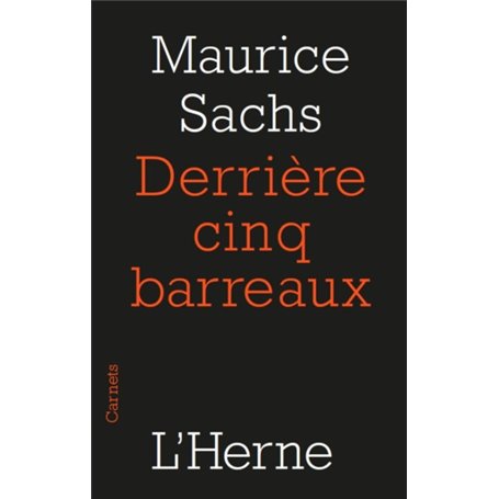 derriere cinq barreaux