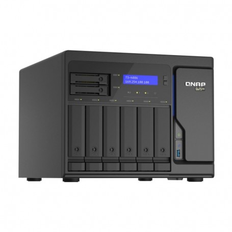Qnap TS-h886 NAS Tower Ethernet/LAN Noir D-1602