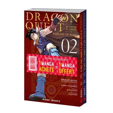 Pack découverte Dragon Quest - Les Héritiers de l'Emblème T01 & T02